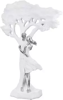 Casablanca by Gilde Skulptur "Liebesblicke" wei&szlig;, Kunstharz, 44cm (62058)