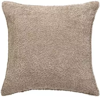 Atmosphera Soana Bouclette-Kissen, beige, 45x45cm
