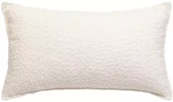 Atmosphera Soana Bouclette-Kissen, cremefarben, 30x50cm