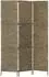 vidaXL Paravent 3-teilig, Wasserhyazinthe, braun, 116×160cm (247346)