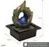 Lemodo Elements Zimmerbrunnen mit LED-Beleuchtung, drehende Glaskugel (NA095)
