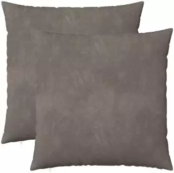 vidaXL Kissenbezug 2 pcs HEERLEN Hellgrau 65 x 65 cm Samt