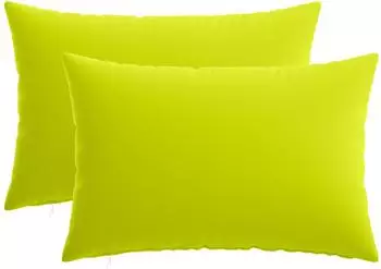 vidaXL Kissenbezug 2 pcs HEERLEN Hellgrün 50 x 80 cm Polyester