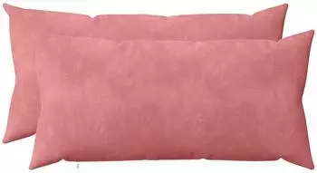 vidaXL Kissenbezug 2 pcs HEERLEN Rosa 40 x 70 cm Samt