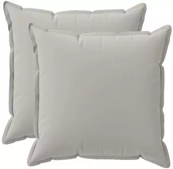 vidaXL Kissenbezug 2 stk. HOUTEN Grau 70 x 70 cm Polyester