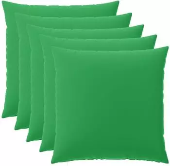 vidaXL Kissenbezug 6 pcs HEERLEN Grün 80 x 80 cm Polyester