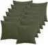 vidaXL Kissenbezug 12 pcs HEERLEN Grün 45 x 45 cm Cord