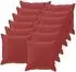vidaXL Kissenbezug 12 stk. HOUTEN Weinrot 50 x 50 cm Polyester