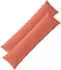 vidaXL Kissenbezug 2 pcs ALMELO Rot-Orange 40 x 145 cm Cord