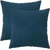 vidaXL Kissenbezug 2 pcs HEERLEN Blau 30 x 30 cm Samt