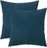 vidaXL Kissenbezug 2 pcs HEERLEN Blau 30 x 30 cm Samt