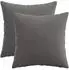 vidaXL Kissenbezug 2 pcs HEERLEN Dunkelgrau 35 x 35 cm Cord