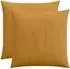 vidaXL Kissenbezug 2 pcs HEERLEN Gelb 60 x 60 cm Cord