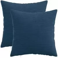 vidaXL Kissenbezug 2 pcs HEERLEN Marineblau 30 x 30 cm Cord