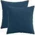 vidaXL Kissenbezug 2 pcs HEERLEN Marineblau 30 x 30 cm Cord
