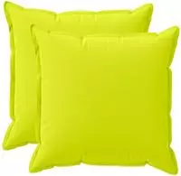 vidaXL Kissenbezug 2 stk. HOUTEN Hellgr&uuml;n 55 x 55 cm Polyester