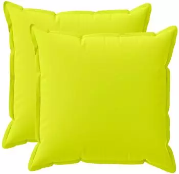 vidaXL Kissenbezug 2 stk. HOUTEN Hellgr&uuml;n 55 x 55 cm Polyester