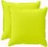 vidaXL Kissenbezug 2 stk. HOUTEN Hellgrün 55 x 55 cm Polyester