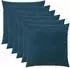 vidaXL Kissenbezug 6 pcs HEERLEN Blau 55 x 55 cm Samt
