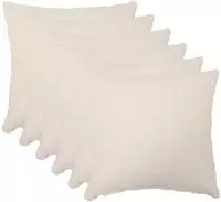 vidaXL Kissenbezug 6 pcs HEERLEN Creme 40 x 40 cm Boucl&eacute;