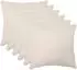 vidaXL Kissenbezug 6 pcs HEERLEN Creme 40 x 40 cm Bouclé