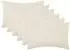 vidaXL Kissenbezug 6 pcs HEERLEN Creme 50 x 80 cm Bouclé