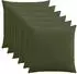 vidaXL Kissenbezug 6 pcs HEERLEN Grün 70 x 70 cm Cord