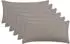 vidaXL Kissenbezug 6 pcs HEERLEN Hellgrau 40 x 70 cm Bouclé
