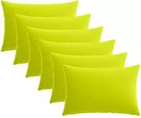 vidaXL Kissenbezug 6 pcs HEERLEN Hellgr&uuml;n 50 x 80 cm Polyester