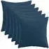 vidaXL Kissenbezug 6 pcs HEERLEN Marineblau 35 x 35 cm Cord