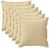 vidaXL Kissenbezug 6 stk. HOUTEN Beige 70 x 70 cm Polyester