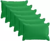 vidaXL Kissenbezug 6 stk. HOUTEN Gr&uuml;n 40 x 60 cm Polyester