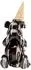 KARE Deko Figur Sitting Gelato Bear Schwarz 37cm