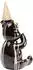 KARE Deko Figur Sitting Gelato Bear Schwarz 37cm