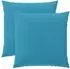 vidaXL Kissenbezug 2 pcs HEERLEN Himmelblau 65 x 65 cm Polyester