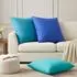 vidaXL Kissenbezug 2 pcs HEERLEN Himmelblau 65 x 65 cm Polyester