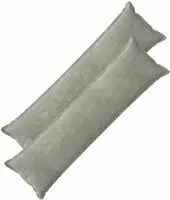 vidaXL Kissenbezug 2 stk. HOUTEN Gr&uuml;n 40 x 145 cm Chenille-Stoff