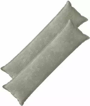 vidaXL Kissenbezug 2 stk. HOUTEN Gr&uuml;n 40 x 145 cm Chenille-Stoff