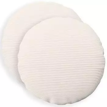 vidaXL Kissenbezug 2 pcs HEERLEN Creme &Oslash; 40 cm Cord