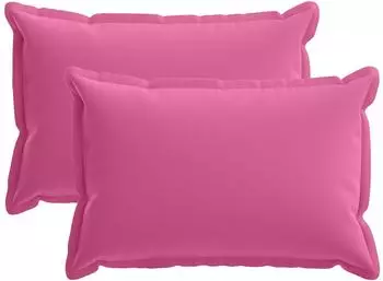 vidaXL Kissenbezug 2 stk. HOUTEN Rosa 30 x 50 cm Polyester