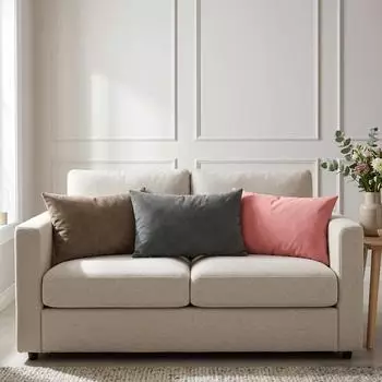 vidaXL Kissenbezug 6 pcs HEERLEN Rosa 40 x 60 cm Samt