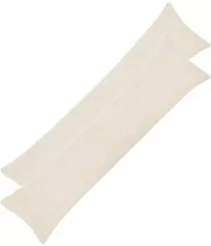 vidaXL Kissenbezug 2 pcs HEERLEN Creme 40 x 145 cm Bouclé