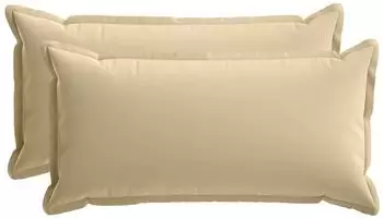 vidaXL Kissenbezug 2 stk. HOUTEN Beige 40 x 70 cm Polyester
