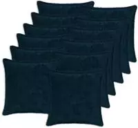 vidaXL Kissenbezug 12 stk. HOUTEN Marineblau 50 x 50 cm