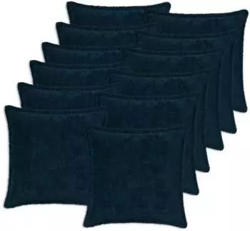 vidaXL Kissenbezug 12 stk. HOUTEN Marineblau 50 x 50 cm