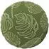 vidaXL Kissenbezug 2 pcs HEERLEN Blattdesign Ø 30 cm Polyester