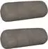 vidaXL Kissenbezug 2 pcs HEERLEN Hellgrau Ø 15 x 40 cm Samt