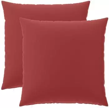 vidaXL Kissenbezug 2 pcs HEERLEN Weinrot 65 x 65 cm Polyester