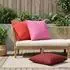vidaXL Kissenbezug 2 pcs HEERLEN Weinrot 65 x 65 cm Polyester