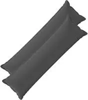vidaXL Kissenbezug 2 stk. HOUTEN Anthrazit 40 x 145 cm Polyester